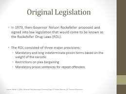 The Rockefeller Drug Laws An Historical Overview Jennifer M