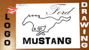 Such a lot of fun. How To Draw A Horse Step By Step For Beginners Easy Ford Mustang Car Logo Wild Horse Tutorial Youtube