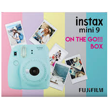 Kodak lifeprint polaroid polaroid originals zoink camera film fujifilm instax mini 8 camera fujifilm mini film cameras. Buy Fujifilm Instax Mini 9 On The Go Instant Camera Kit Automatic Film Feeding Out Ice Blue Online Croma