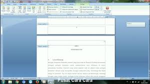 Cara Membuat Nomor Halaman Dengan Posisi Berbeda Pada Satu Dokumen Youtube