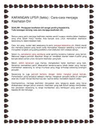 Apa saja cara menjaga kesehatan saat new normal? Cara Cara Menjaga Kesihatan Pusat Tuisyen Inovasi Impian Facebook