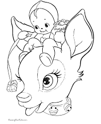 Cute Reindeer Christmas Coloring Pages Christmas Coloring Pages Coloring Pages Animal Coloring Pages