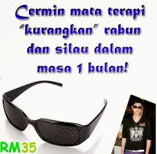 Apakah ada cara yang mampu menghilangkan lemak di mata secara alami dan sampai sembuh total ?? Cermin Mata Terapi Pinhole Glasses Mengurangkan Rabun Dan Silau