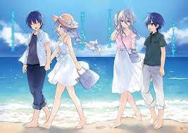 Date A Live Volume 19 Illustration Mio And Shinji Takamiya Shido Itsuka And Reine Date A Live Anime Date Light Novel