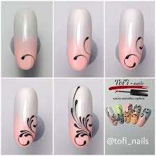 гель лак в домашних условиях видео уроки для начинающих 40 How To Step By Step Draw A Simple Drawing On Nails 2017 Nail Art Tutorial Nail Drawing Nail Art Designs Videos