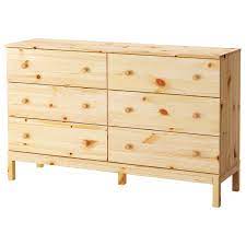 Design sponge makes another simple makeover look posh and easy to recreate. Tarva 6 Drawer Chest Pine 59 1 2x36 1 4 Our Favorite Ikea