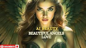 AI 8K Angel In Rainbow Wings || Lookout Angel Beauty ||| Love