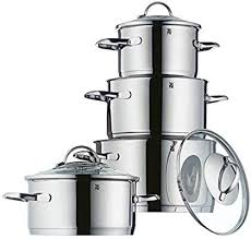 Wmf Provence Plus Topfset 4 Teilig Mit Glasdeckel Kochtopf Cromargan Edelstahl Poliert Induktionsgeeignet Spulmas Edelstahl Rostfrei Kochset Kochtopf Set