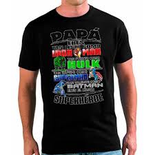 Ésta es la mejor prueba de su paternidad. Camiseta Dia Delpadre Superheroe