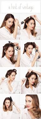 7 Easy Retro Hair Tutorials From Pinterest Thefashionspot Hair Hair Styles Hair Looks