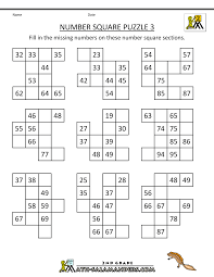 A perfect square is a number that is the result of a smaller nu the numbers up to 100 that are perfect squares are 1, 4, 9, 16, 25, 36, 49, 64, 81 a. Number Puzzles Number Square Puzzle 3 Gif 1000 1294 Homeschool Math Math Resources Elementary Math