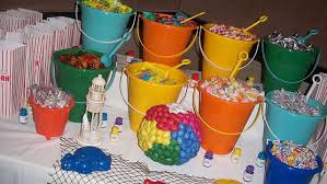 Beach Themed Candy Table Beach Theme Desserts Candy Table Wedding Candy Table