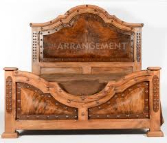 Check spelling or type a new query. Wild Wild Western Bed With Its Leather Details Cow Hide Accents And Solid Wood Frame Thi Rustic Bedroom Furniture Western Furniture Rustic Furniture Design