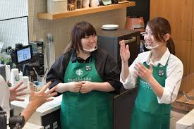 1982 howard schultz joins starbucks as director of retail operations and marketing. Starbucks To Open First Sign Language Store In Japan The Japan Times