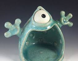 Claymonster Pottery By Claymonster On Etsy Ceramic Monsters Clay Pinch Pots Pottery Pinch Pot