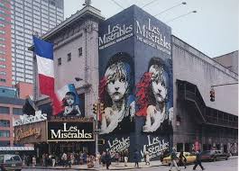 Broadway Marquee Les Miserables Broadway Theatre Les Miserables Imperial Theater Broadway Theatre
