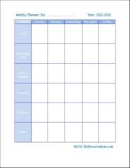 Some evergreen forms, print year after year. Printable Homeschool Planners The Peaceful Mom