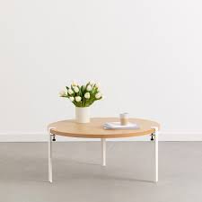 Plateau de table chêne pleine lame, l.160 x l.80 cm x ep.22 mm. Brooklyn Coffee Table Eco Certified Wood Tiptoe