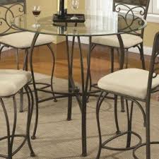 The new orion glass top bar table is designed to match most any decor and virtually any of our retro barstools. Wrought Iron Counter Height Table Ideas On Foter