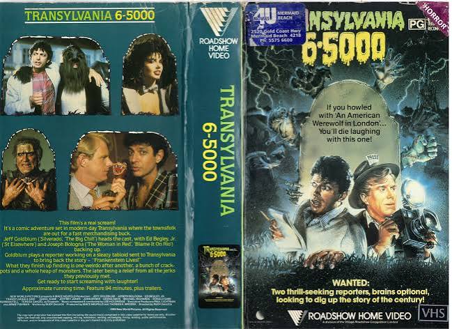 Transylvania 6-5000 (1985) – VHS Mate
