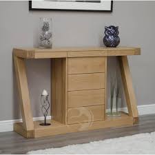 Z Shape Solid Oak Large Hall Console Table With Drawers Hall Console Table Entrance Hall Furniture Farmhouse Console Table