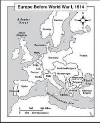 Europe After Ww1 Map Worksheet Europe Map Worksheet Answers World War I Wwi Maps Europe Map