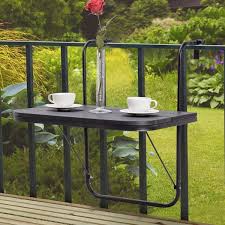 Here are 10 of our favorite balcony tables for railings: Mosdo Lemondas Elvitel Hanging Balcony Table Something Meowsome Com