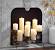 Lanterns In Fireplace