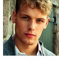 A Naturally Blond Curly Haired Sam Heughan Looking Quite Young Sam Heughan Sam Heughan Outlander Outlander Jamie