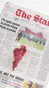 Menstruation Ad in South African Newspaper
