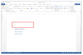 Inhaltsverzeichnis Mit Word Automatisch Erstellen Ionos
