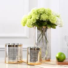 There are so many inspirational ideas about how to beautify the dining table centerpiece. Nordic Style Modern Glass Golden Perspective Vase Home Decorations Living Room Dining Table Flower Arrangement Vase Decoration Buy At The Price Of 25 48 In Aliexpress Com Imall Com