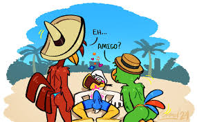 Rule34 - If it exists, there is porn of it  donald duck, panchito pistoles   8137457