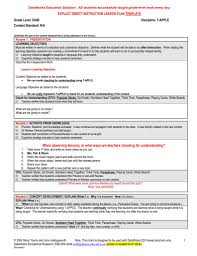 Pin On Lesson Plan Template Printables