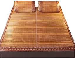 bed cooling topper mat mattress pad cushion bamboo cooling topper mat mattress smooth air conditioned ice silk bed mat pad c in 2020 sleeping mat bed mats silk bedding