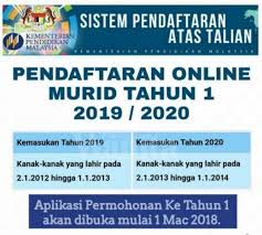 Permohonan daftar darjah 1 melalui borang online dan manual kemasukan anak ke tahun 1. Pendaftaran Online Murid Tahun 1 2019 2020 Bubblynotes Malaysia Parenting Lifestyle Blog