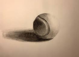 Draw an oval for inner edges of the racket. Draw A Realistic Tennis Ball