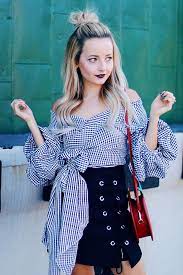 Top Knot Hair Style Tops Top Knot Hairstyles Plaid Tops