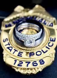 Pin By Abby Walker On Cuffed To Strablow In 2020 With Images Police Wedding Cop Wedding State Trooper Wedding
