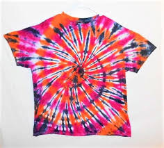 Black And Orange Tie Dye 2x Tie Dye T Shirt Edgy Colors Orange Pink Black Trippy Rave Shirt Hippy Top Festival Clothing Plus Size P Tie Dye T Shirts Rave Shirts Tie Dye