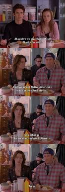 We did not find results for: Shouldn T We Give Thanks First Gilmore Girls Quotes Season 3 Episode 9 A Deep Fried Korean Thanksgivi Gilmore Girls Quotes Gilmore Girls Glimore Girls