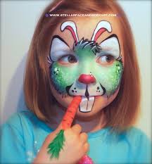 Easter Bunny Face Painting Kinder Schminken Kinderschminken Bemalte Gesichter