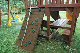 Use a roller or brush to finish the set. Staining Swing Set With Thompson S Waterseal Wood Stain