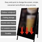Amazon.com: LXBAMKEA Sign Holder, A Frame Double Sided ...