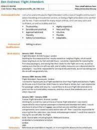 flight attendant cv example learnist.org