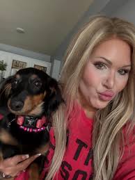 Good morning ☀️ She slept in the kennel most of the night but she's up now  I can't get over how tiny she is