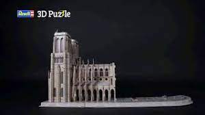 Dafür sorgen transparente, authentisch bedruckte. Revell 00190 3d Puzzle Notre Dame De Paris Youtube
