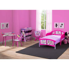 Toddler room set blends in with basic furniture that is used in the dining room to make it complete. Toddler Bedroom Set Girls Minnie Mouse Furniture Bed Art Desk Toy Bin Chair Kids Coole Etagenbetten Schlafzimmermobel Bett Mobel