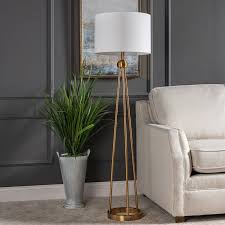 Dilley 60 Floor Lamp In 2020 Floor Lamp Metal Floor Lamps Tripod Lamp Living Room
