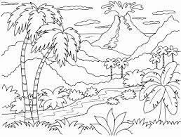 Scenery coloring pages for adults can help you get the most out of coloring. Coloring Pages Of Nature And Animals Lovely Scenery Drawing For Kids At Getdrawings Beach Coloring Pages Coloring Pages Nature Tree Coloring Page